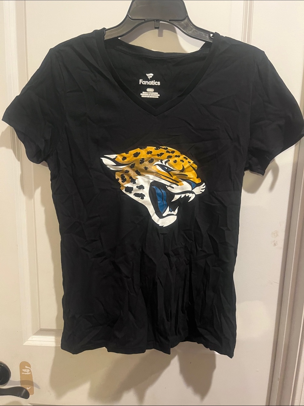 Fanatics Black Jacksonville Jaguars Graphic V-Neck Tee